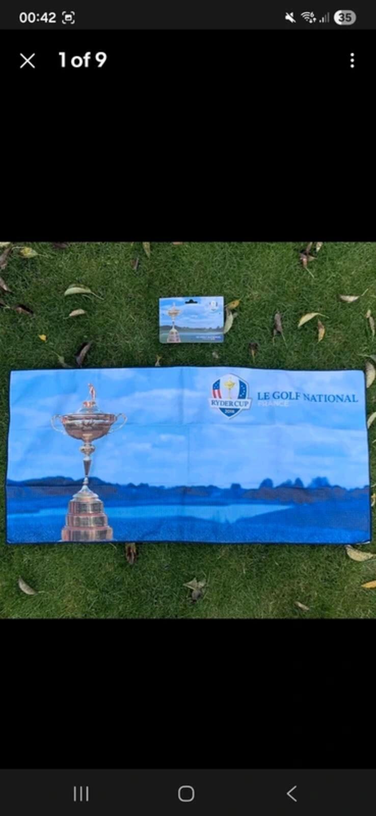 Le Golf National France 2018 Ryder Cup Golf Towel