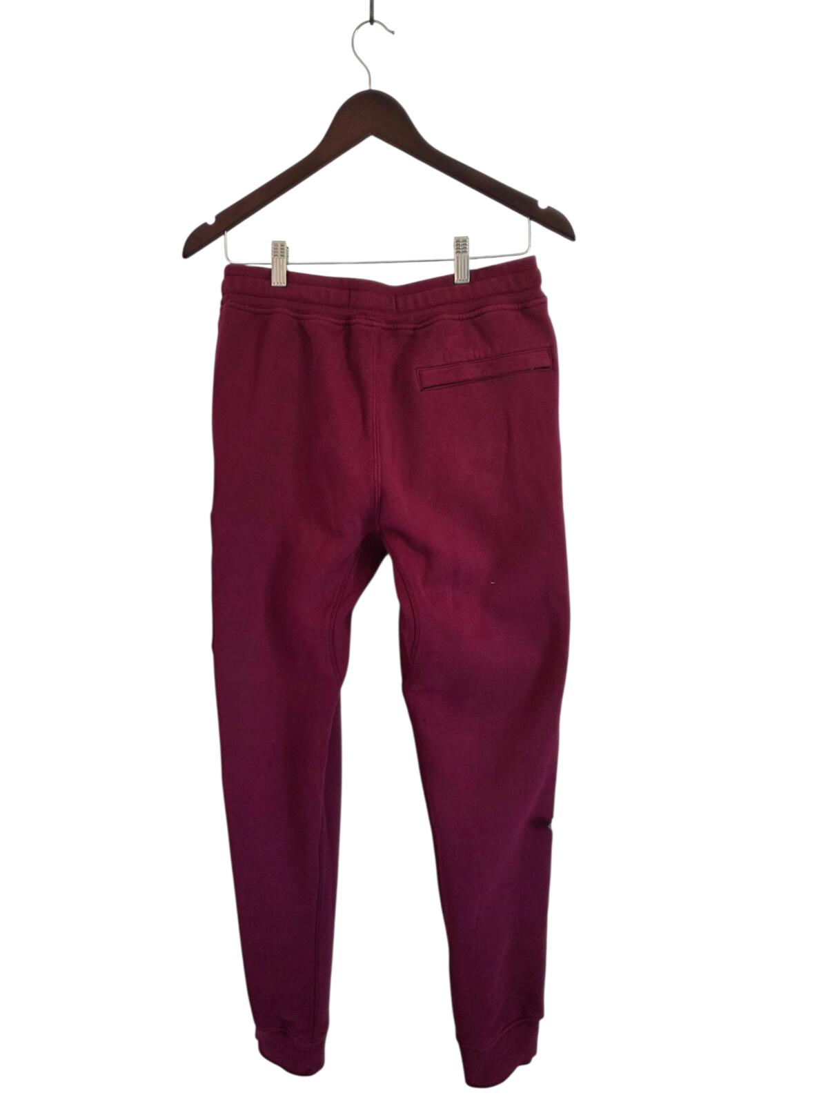 Stone Island Burgundy Cargo Pocket Joggers