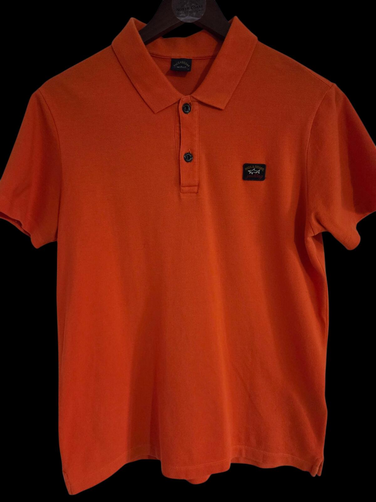 Classic Paul & Shark Orange Polo Shirt