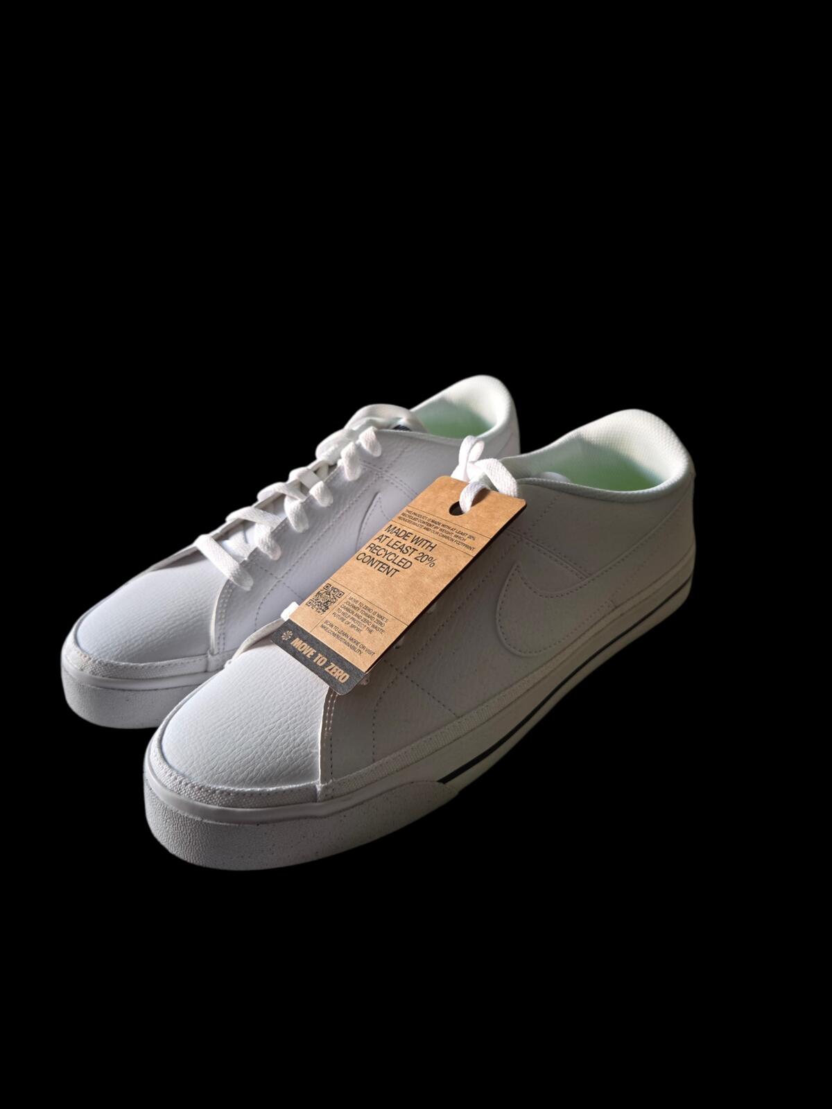 Nike White Low-Top Canvas Sneakers