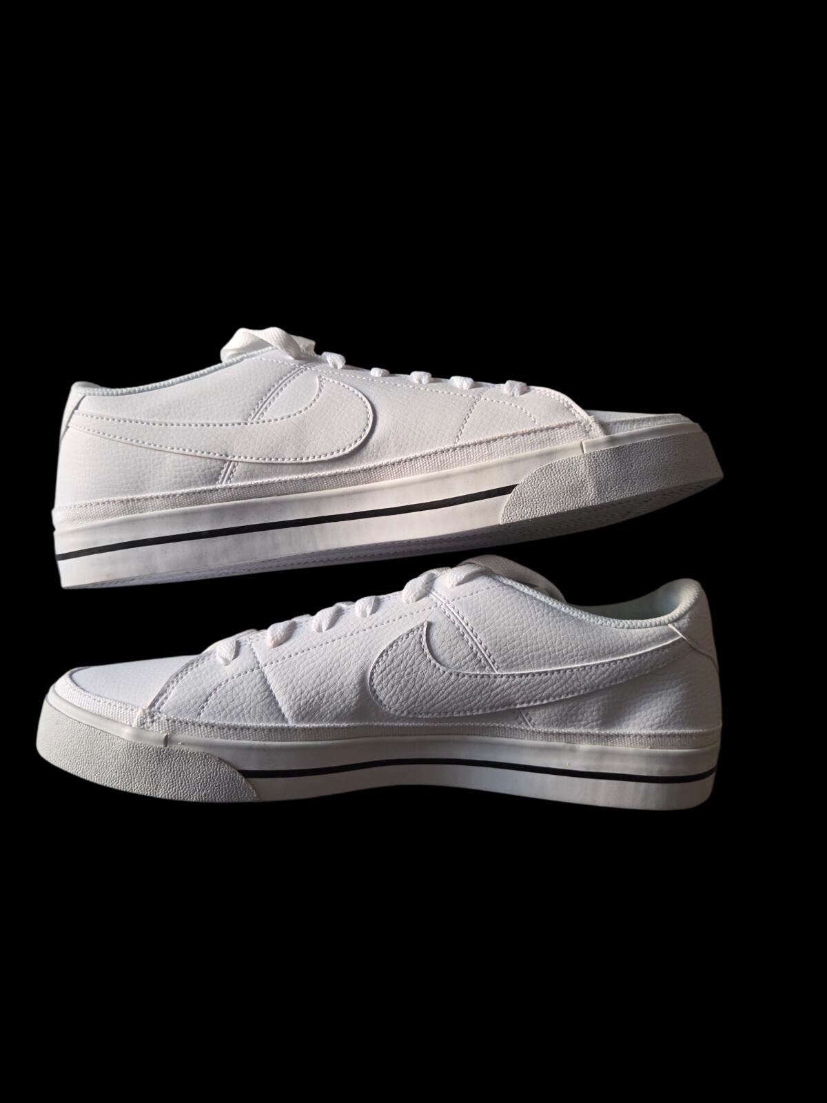 Nike White Low-Top Canvas Sneakers
