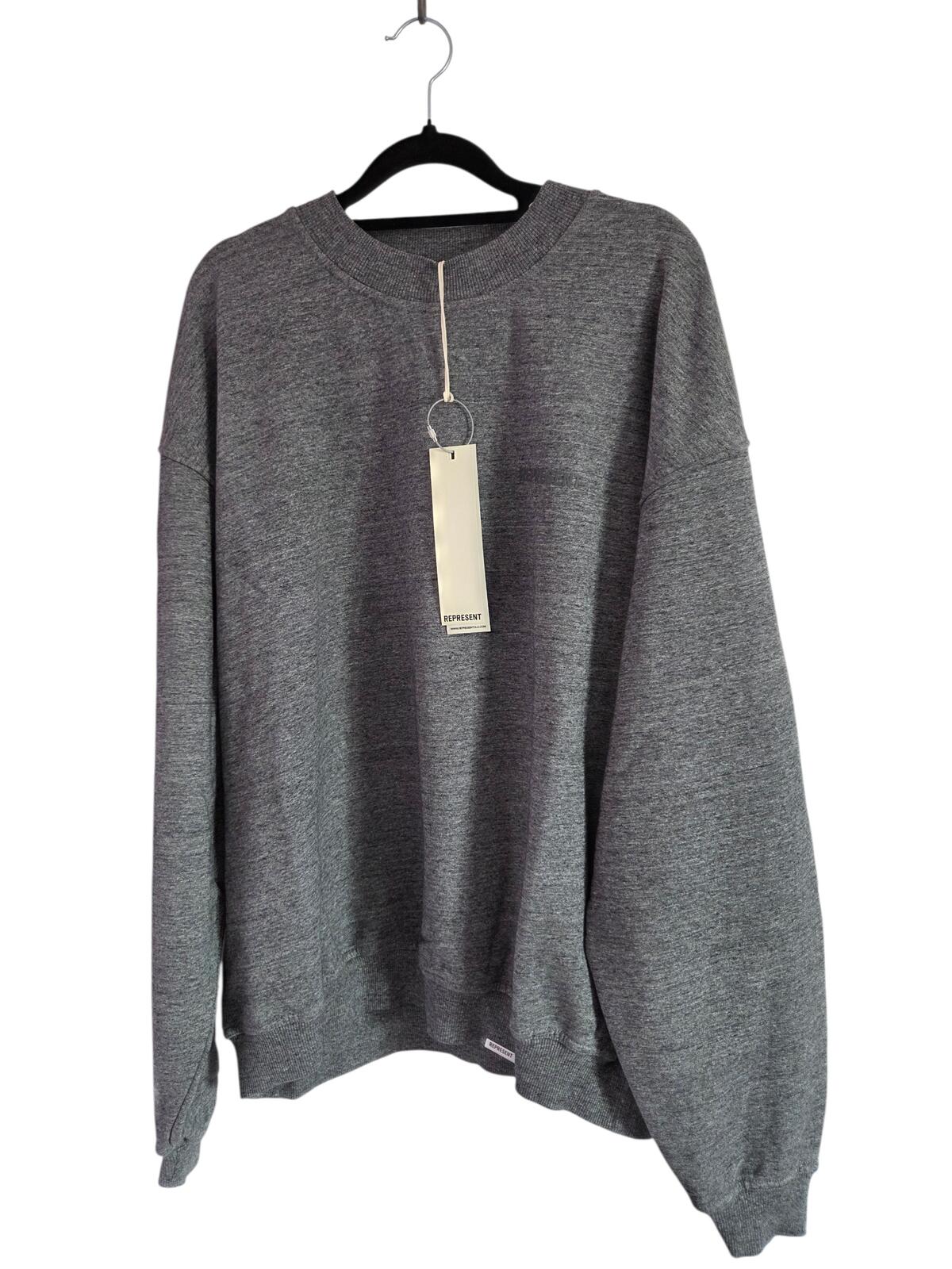 Represent Grey Oversized Sweatshirt BNWT