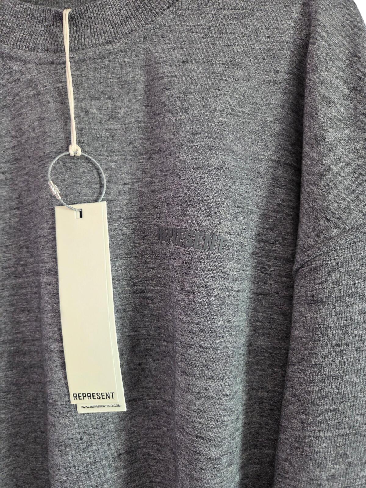 Represent Grey Oversized Sweatshirt BNWT