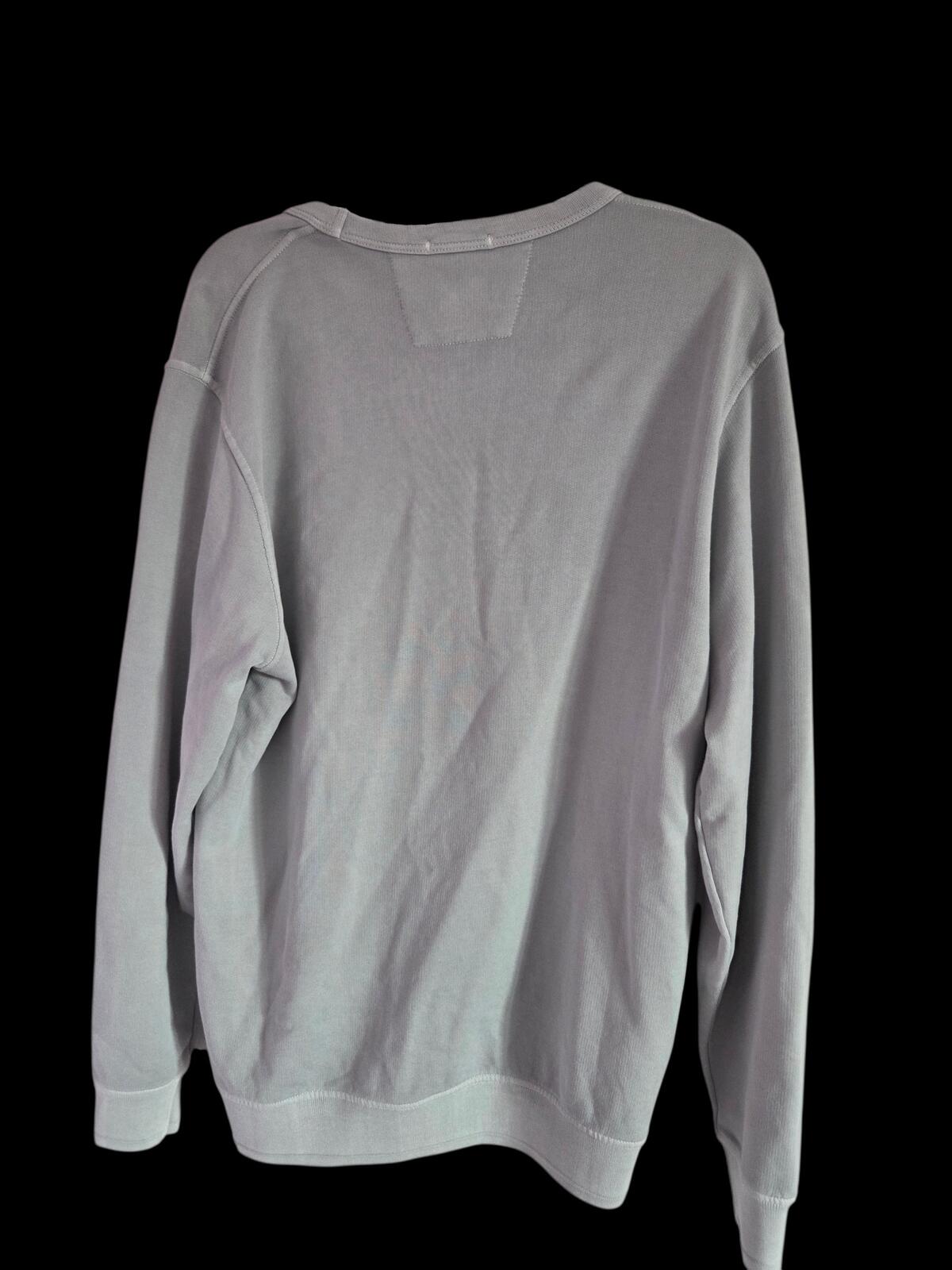 C.P. Company Resist Dyed Logo Crew Neck Sweatshirt -Medium Grey BNWT