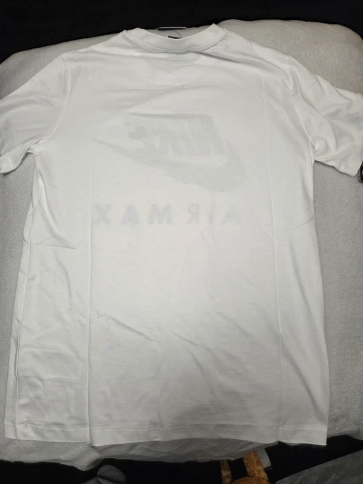 Nike Air Max White T-Shirt with Black Logo