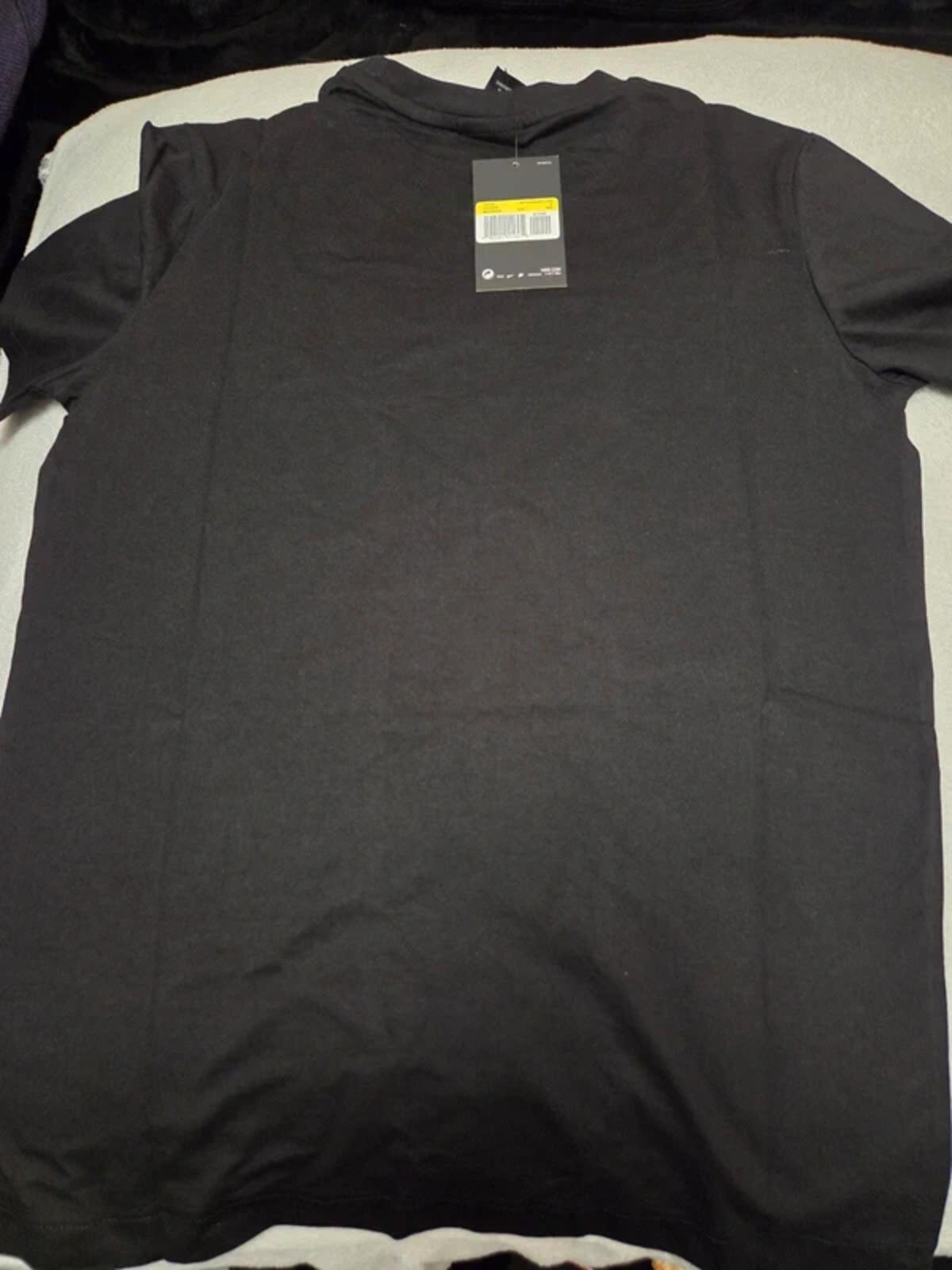 Nike Air Max Black T-Shirt with Logo Print