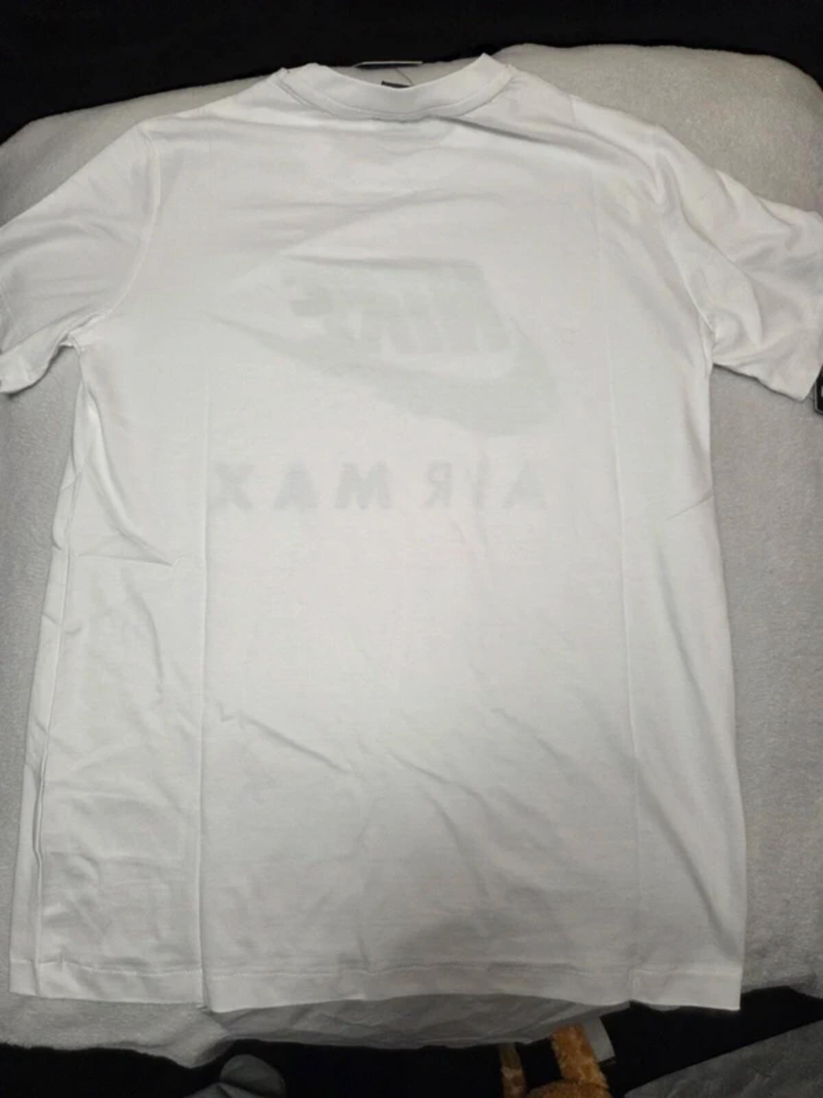 Nike Air Max White T-Shirt with Black Logo